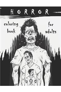 Horror Coloring Book for Adults