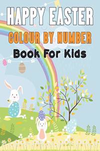 Happy Easter Colour By Number Book For Kids