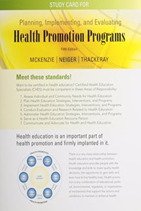 Study Card for Planning, Implementing, and Evaluating Health Promotion Programs
