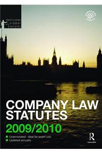 Company Law Statutes 2009-2010