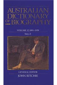 Australian Dictionary of Biography V12