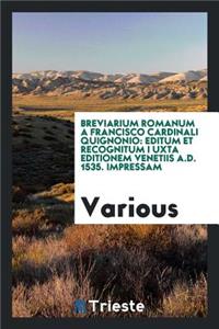 Breviarium Romanum
