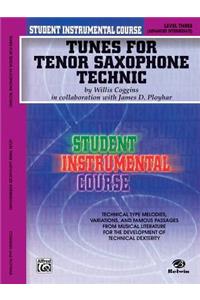 Student Instrumental Course Tunes for Tenor Saxophone Technic