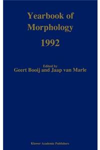 Yearbook of Morphology 1992
