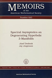 Spectral Asymptotics on Degenerating Hyperbolic 3-manifolds