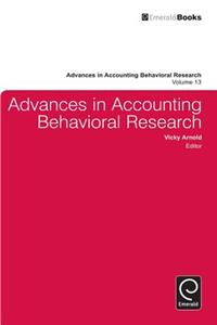 Advances in Accounting Behavioral Research