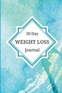 30 Day Weight Loss Journal