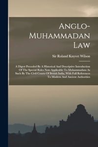 Anglo-muhammadan Law