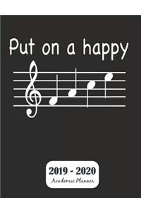 Put on a Happy 2019 - 2020 Academic Planner