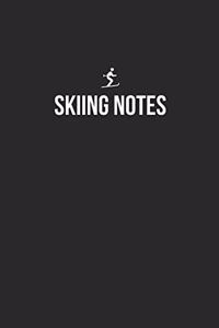 Skiing Notebook - Skiing Diary - Skiing Journal - Gift for Skier