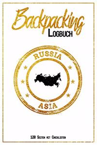 Backpacking Logbuch Russia Asia 120 Seiten mit Checklisten