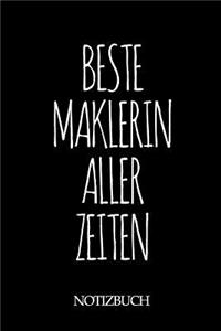 Beste Maklerin Aller Zeiten Notizbuch
