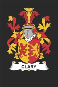 Clary: Clary Coat of Arms and Family Crest Notebook Journal (6 x 9 - 100 pages)