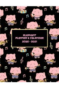 Elephant Planner & Calendar 2020-2021