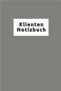 Klienten Notizbuch