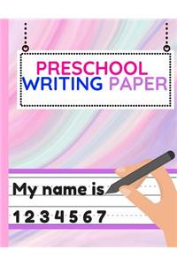 Preschool Writing Paper