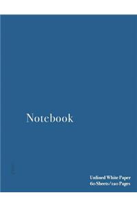 Unlined Notebook