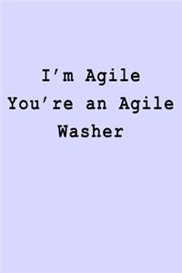 I'm Agile You're an Agile Washer