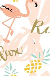 Flamboyance of Flamingos - 2019 & 2020 Mid Year Academic Journal With Mind Maps, Budget Planner, Goal Setting & Inspirational Quotes