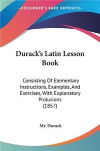 Durack's Latin Lesson Book