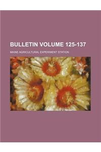 Bulletin Volume 125-137