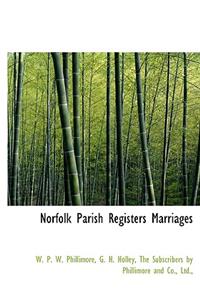 Norfolk Parish Registers Marriages