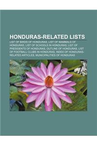 Honduras-Related Lists