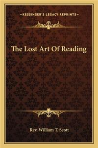 The Lost Art Of Reading