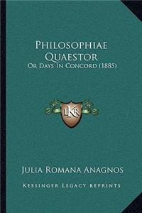 Philosophiae Quaestor