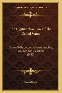 Fugitive Slave Law Of The United States