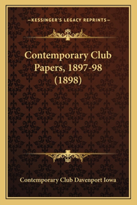 Contemporary Club Papers, 1897-98 (1898)