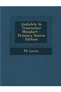 Gedichte in Trierischer Mundart