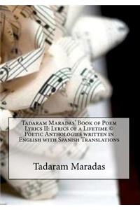 Tadaram Maradas' Book of Poem Lyrics II