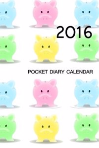 Rainbow Pig Pocket Calendar Diary