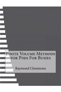 Finite Volume Methods for Pdes For Busies