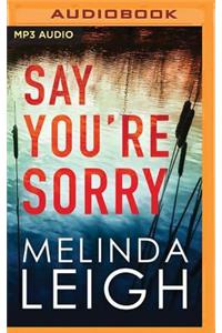 Say You're Sorry