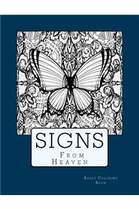 Sign From Heaven Adult Coloring Book