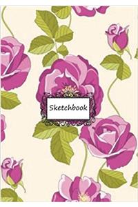 Flora Pattern.: Blank Paper for Drawing, Doodling or Sketching (Sketchbooks)