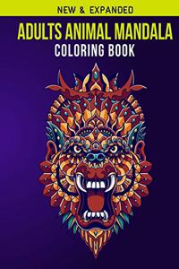 Adults Animal Mandala Coloring Book