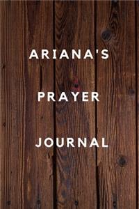 Ariana's Prayer Journal