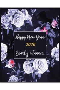 Happy New Year 2020 Yearly Planner