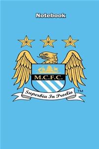 Manchester City Design 25 Notebook For Man City Fans and Lovers
