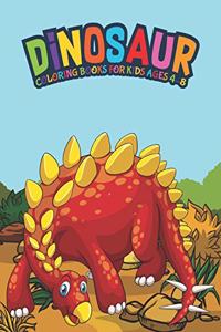 Dinosaur Coloring Books For Kids Ages 4-8