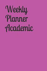 Weekly Planner Academic
