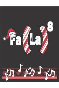 Fa La8: Christmas Carol: Notebook/Journal, Line Paper, 8.5" x 11", 200 Pages 3