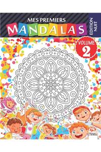 Mes premiers mandalas - Volume 2 - Edition nuit