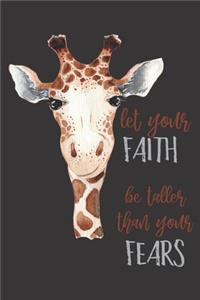 Let your faith be taller than your fears