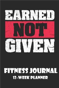 FITNESS Journal - 12-Week Planner