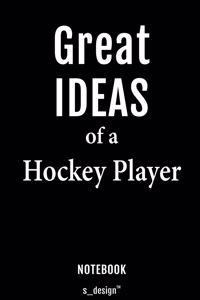 Notebook for Hockey Players / Hockey Player