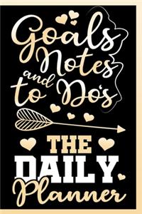 Goals, Notes and To Do's Daily Planner